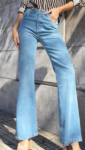 JEAN WIDE  LEG CEL