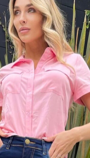 CAMISA MANGA CORTA, Elastizada