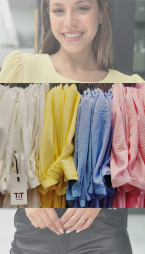 BLUSA PRINCESA, Crop