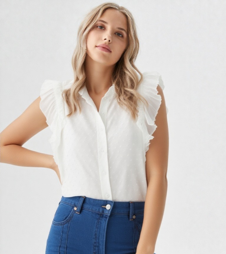 BLUSA PLUM C/Volados - Image 4