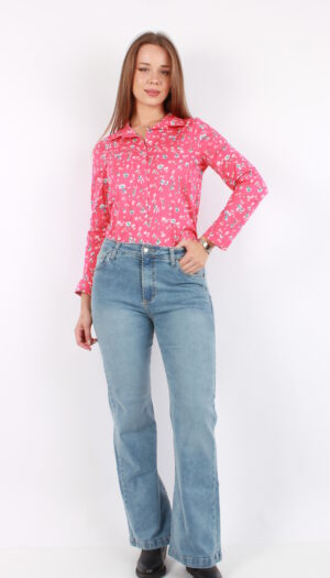 JEAN WIDE LEG, Celeste