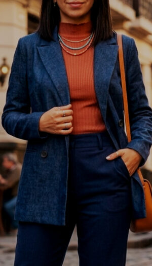 BLAZER FABI, Simil Jean