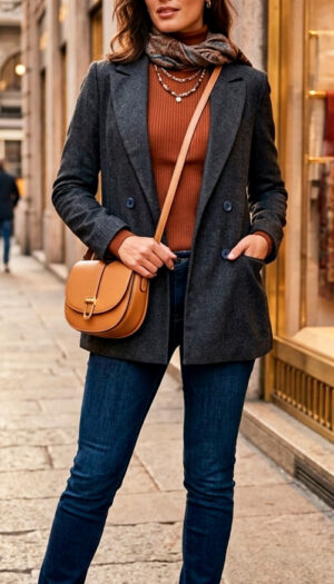 BLAZER FABI, Simil Jean