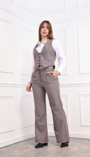 CONJUNTO GALES: Chaleco+Palazzo